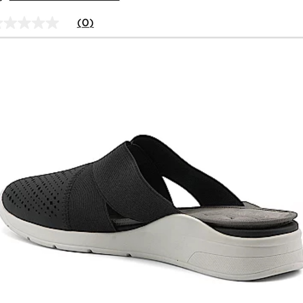 Adrienne Vittadini Black Slip On Mules Kyle Shoes - Picture 12 of 12